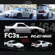 YM Model 1/64 RX-7 FC3S RE AMEMIYA