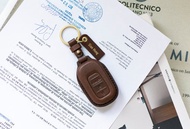 HONDA本田汽車植鞣皮燙金鑰匙套/三鍵/CRV/HRV