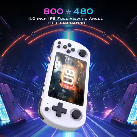 Open Source U8 Retro Handheld Video Game Console Linux System 4.0 Inch IPS Screen Portable Pocket Vi