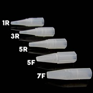 100 pcs Big Disposable Tattoo Needle Cover 1RL 3R 5R 5F 7F Sterile Permanent Makeup needle Tips Tatt