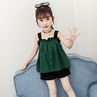 Children Clothing 3 Girls 4 Days 5 Unique 6 Fashionable Suspenders Little Girls 8 Suits 7 Little Gir