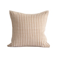 Cushion Cover Modern Simple Luxury Beige Sofa Hotel Homestay Bedroom Backrest Cushion Cover Home Dec