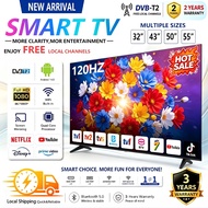 New Arrival Android Pintar TV 32/43inci DVB-T2 MYTV Sokong Tiktok Youtube Netflix Streaming Filem Wa