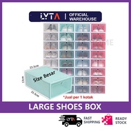 LYTA HOME Foldable Colorful Shoes Box Shoes Cabinet Rak Kasut Kotak Kasut L010L399
