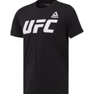 HITAM Combed 30s Fashion UFC Combed 30s T-Shirt Polyflex Screen Printing BLACK