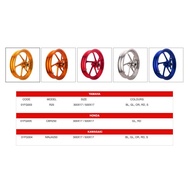 XMAX 250 V1 V2 / RCB FG506 FORGED RIM 100% ORIGINAL RCB FRONT 3.50×15 REAR 4.0×14 PNP SAJA