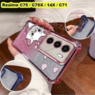 Casing Realme C75 C75X C75X C 75 C75 X 14X C71 C 71 Casing Glitter RealmeC75 X RealmeC75X RealmeC75 