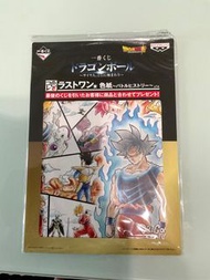 全新 龍珠一番 最後賞 色紙 限定 色紙 連封套