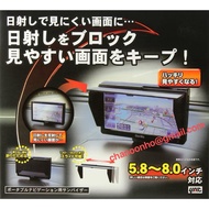 MTS VP-72 TECHVISION TV MONITOR VISOR SHADE 5.8”~8.0” INCH LCD MONITOR REDUCE GLARE CAR PLAYER SUNVI