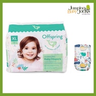 Offspring Fashion Diapers XL (12+kg) 30pcs - Willy The Whale