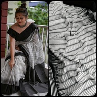 Chanderi With Digital Print Saree Pairing With Banglori Satin Blouse