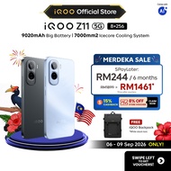 Online Exclusive iQOO Z11 5G 16*(8+8)+256GB 9020mAh 90W 7k mm² Icecore Cooling 144Hz 1.5K AMOLED Esp