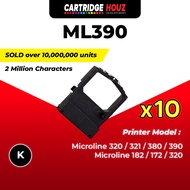 10pcs Compatible OKI ML321/ ML390/ ML182 Ribbon ML 182/172/320/321/380/ 390 ML-321 ML-390 ML-182 Pri