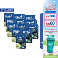 [12 กล่อง] Equal Cafe อิควล คาเฟ่ ชาเขียวหญ้าหวาน 3in1 รสมัทฉะ ลาเต้ ขนาด 6 ซอง 60 แคลอรี