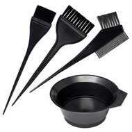 4 pieces 4 in 1 Hair Dye Tools Henna Hair Dye Brush Bowl Comb Salon Women Barber Warna Janggut Misai