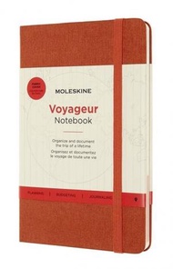 MOLESKINE - Voyageur 旅人筆記本 中型 芙蓉紅 (11.5 x 18 CM)