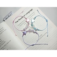 Aesthetic Bead Bracelet Bestie Butterfly Bracelet Drawstring | Shooting Star Bracelet