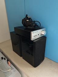TOPPING TP30 Speaker Amplifier and Energy Speakers 擴音機擴音器+音箱喇叭