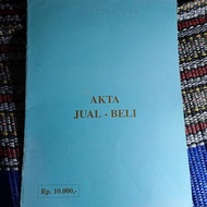 AKTA JUAL BELI/AJB Rp. 10.000 (T327)