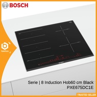 Bosch Serie 8 Induction Cooker Hob - Black (60cm) PXE675DC1E