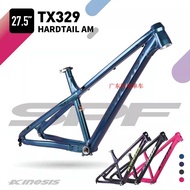 KINESIS Buwei TX329 Mountain Bike Hard Tail AM Fast Descending Barrel Axle Intra-spinal Cable Frame 