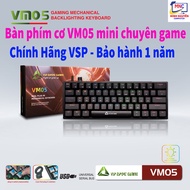 VSP VM05 Mini 61keys Mechanical Keyboard, Mechanical laptop keyboard for gamers