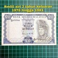 A712 rm50 siri 3 duit kertas lama rm50 lama barang antik barang lama mata wang lama kedai duit lama