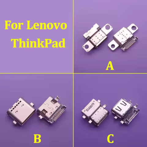 1-10Pcs USB Type C Charging Charge Port DC Jack Plug Connector For Lenovo ThinkPad R14 E14 E15 L15DC