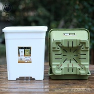 Pot Breathable Strawberry Pot Square Plastic Square Green Mountain Flower Pot Root Pot Control Third