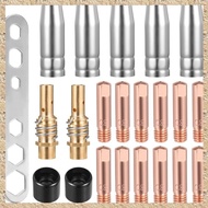 [r3jylk02.ph] For MIG/ Welding Accessories Set-Wear Parts for MIG/ Welding Torch MB15AK(22 Pieces)