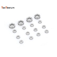 16PCS Steel Bearing 3X6X2mm 6X10X3mm for  C14 C24 B36 MN D90 MN-90 MN99S RC Car Spare Parts Upgrade 
