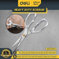 Deli Heavy Duty Scissor / Gunting Kain Kardus Kerja Industri Stainless Steel Sangat Tajam DL358185