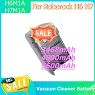 H6M1A H7M1A Rechargeable Battery for Roborock H6 H7 Vacuum Cleaner Accessories Lithium Battery 3468m