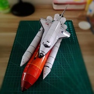 PlayPalaceE 1:150 Space SHUTTLE Space ROCKET รุ่น DIY 3D กระดาษการ์ดรุ่น Construction Toys