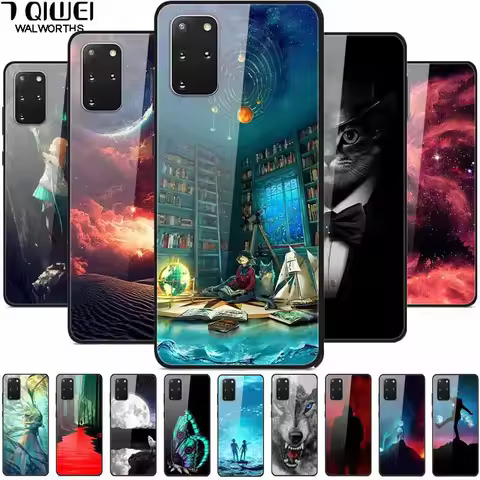 For Samsung S20 / S 20 Plus / S20 Ultra Case Tempered Glass Hard Luxury For Samsung Galaxy S20 FE So