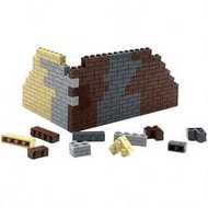 1 Bag Small Thick Wall Bricks 1x2 2+1 1x4 Dot Loose Parts, Window & Door DIY Building Blocks Educati