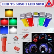 CAR T5 LN METER PANAL LED BULB 1PCS & T5 1 LED SMD 5050 Wedge Instrument Dashboard Reverse Car LED L