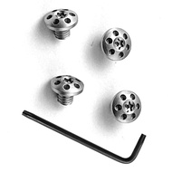 [UGJZP] อะไหล่มือจับสกรูสแตนเลส CNC 4ชิ้นพร้อมชุดกุญแจประแจ T8ชิ้นส่วนเครื่องมือซ่อมแซม CZ 2075 RAMI