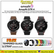 Amazfit GTR 4 Free Screen Protector &amp; Strap Smart Watch - Original Amazift Malaysia Set