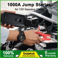 Baseus Car Jump Starter จั๊มพ์เปอร์แบตเตอรี่รถยนต์10000MAhหลอดไฟฉุกเฉินสำหรับเครื่องยนต์เบนซินดีเซล1