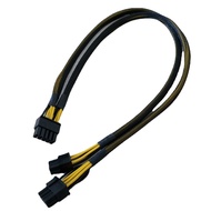 PSU 10Pin to PCI-E Graphics Video Display Card 8Pin & 6Pin Male Power Supply Cable for HP Server DL5