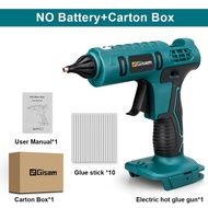 Electric Hot Glue Gun Cordless Heat Gun Battery Hot Silicone (Battery Not Include)