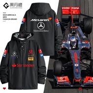 New arrival Mercedes-Benz MCLAREN McLaren Racing Team F1 Racing Suit Jacket Santander Same Style Jacket Autumn And Winter Jacket