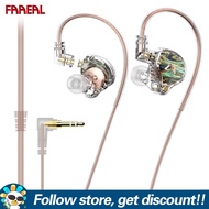 FAAEAL Lafitear LM3 Hifi Bass Earphone Customized 3D Shell In Ear Earbud 1DD Dynamic Music IEM Headp