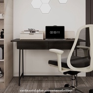 Koncept Furniture โต๊ะทำงาน รุ่น Aslan สีไม้เข้ม (120x50x89 ซม.)