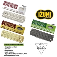 IZUMI STANDARD Bicycle Chain For Fixed gear BMX Single Speed Bicycles Rantai Basikal