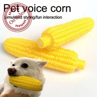 Pet Toy Cat And Dog Simulated Corn Sounding Milk Scented Corn Toy B7O2