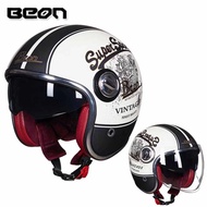 Casco BEON B108A vintage motorcycle helmet beon 3/4 open face helmets motocross casque Moto Casque C