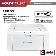 [Ready Stock] Pantum P2506W USB/ Direct WiFi Printer Mono Laser Printer 3 Years Warranty use Toner PC-216