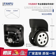 --. Luggage Wheel Accessories Universal Wheel Boarding Luggage Wheel Pulley Mute Wheel Replacement R